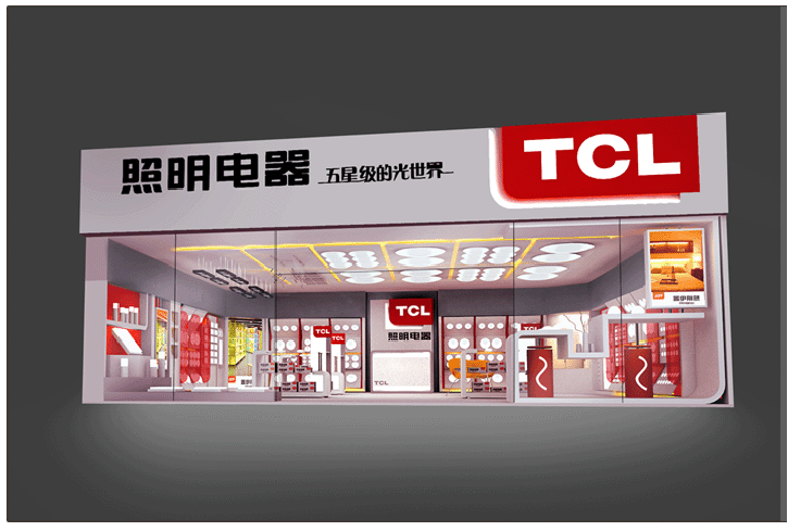 TCL照明電器品牌店設(shè)計(jì)案例1