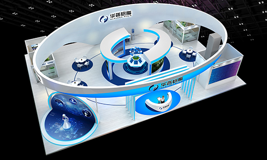 科技展會設(shè)計方案的鳥瞰圖